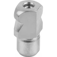 This locating pin features a flattened ball end for manual insertion and removal in jigs, fixtures, and assembly tooling. The stainless steel construction provides corrosion resistance. The 4 mm shank outside diameter suits precision positioning applications in machining and industrial automation.