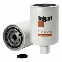 Spin-on fuel/water separator for diesel fuel systems. Features a 15 5/8 in overall length, 3 11/16 in outside diameter, and plastic media material. Designed for use in Thermo King vehicles to remove water and contaminants from diesel fuel, protecting injectors and engine components