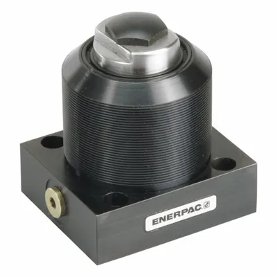 ENERPAC Hydraulic Work Support: 10,000 lbf Max. Support Force, 13/20 in Stroke Lg - Lower Flange Mount Work Supports