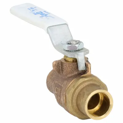 APOLLO 77CLF24301A Bronze Ball Valve, 1/2 in, Sweat x Sweat, Lever Handle - Bronze Ball Valves