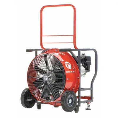 TEMPEST Fan: 1 Speeds, 18 in Blade Dia, 5 1/2 hp Motor Horsepower, Gas - Pressure Ventilation Blowers