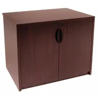 REGENCY Storage Cabinet: Mahogany, Laminate/PVC, 29 in Overall Ht, 35 in Overall Wd, 1 Shelves (MPN LSC2935MH)