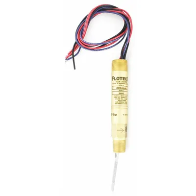 Dwyer Liquid Flow Switch: Paddle, 1/2 in/1/4 in/2 in/3/8 in For Pipe Size, Brass - Insertion-Style Hazardous-Location Switches for Liquids