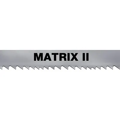 MORSE Band Saw Blade: Bi-Metal, Matrix II, Aluminum/Carbon Steel/Structural Steel - General Purpose Metal Cutting Blades
