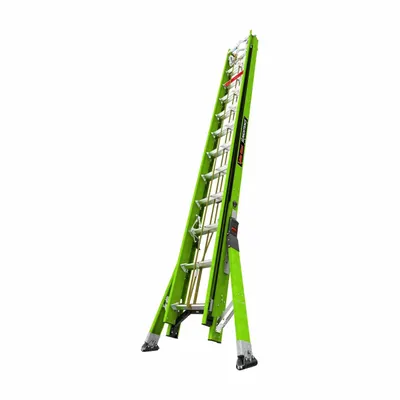 LITTLE GIANT 24 ft Cable Grab Non-Conductive Fiberglass Extension Ladder - Cable Grab Non-Conductive Fiberglass Extension Ladders