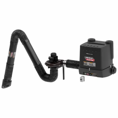 LINCOLN ELECTRIC Prism Single-Arm Wall-Mount Fume Extractor, 120V, K4261-2 - Single-Arm Wall-Mount Fume Extractors