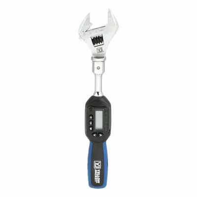 YELLOW JACKET Interchangeable Head Torque Wrench: Foot-Pound, 3.1 ft-lb to 62.7 ft-lb - Standard-Head, Electronic Torque Wrenches