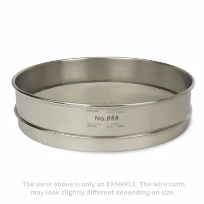 ADVANTECH 1.06"SS12I Standard Stainless Steel Cloth Test Sieve - Standard Stainless Steel Cloth Test Sieves