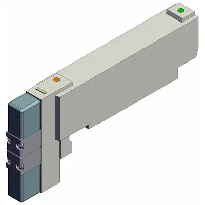 SMC Solenoid Valve: Double Solenoid, Five-Way / Three-Position, 15.77 scfm Flow Rate - Max - SMC VQC Series Directional Control Valves