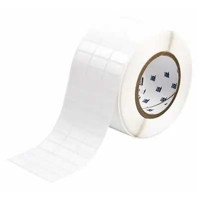 BRADY Pre-Cut Label Stock Roll: Tamper Indicating, 1/2 in x 1 in, 1/2 in - Brady Destructible Tamper-Indicating Precut Label Rolls