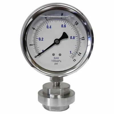 KODIAK CONTROLS KC301L4015/DSM3511LP Dial Pressure Gauge with - Dial Pressure Gauges with 316 SS Female-Threaded Mini-Seal