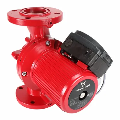 Grundfos Circulating Pump: 1 51/125 hp HP, 230V AC, Cast Iron, 3, 23 ft Max. Head - General-Purpose Inline Circulator Pumps