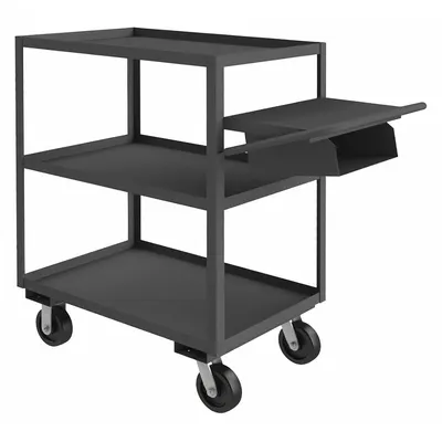 OEM Utility Cart: 3,600 lb - Order-Picking Utility Carts with Lipped Metal Shelves