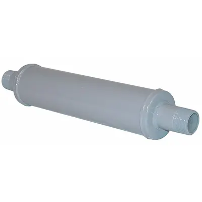 SOLBERG Inlet/Discharge Silencers: 1 in (M)NPT Inlet Size, 42 cfm, 14.5 in Overall Ht - Air Compressor Intake Filters & Silencers