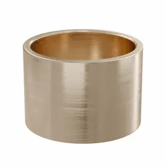 This OILITE sleeve bearing is made from SAE 841 bronze, a self-lubricating material suitable for rotating or oscillating shaft applications. It has a 28 mm bore, 32 mm outer diameter, and 22 mm length, with a maximum PV rating of 49,938 lb/sq in-fpm. Commonly used in conveyors, pumps, and material handling equipment where low-friction, maintenance-free operation is required. Supplied in a pack of 5 units.