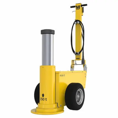 ESCO/EQUIPMENT SUPPLY Heavy Lifting Jack: Steel, Remote Control, Air/Hydraulic - High-Tonnage Wheeled Jacks