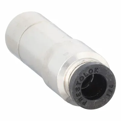 PARKER 67PLP-4-8 Nickel-Plated Brass Push-to-Connect x Tube Stem Fitting - Nickel-Plated Brass Tube Fittings