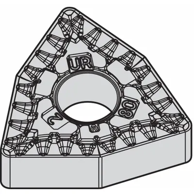 WIDIA Turning Insert: WNMG333UR - Trigon (W) Indexable Turning Inserts