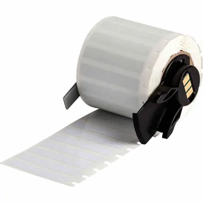 BRADY Pre-Cut Label Stock Roll: 1/4 in x 1 1/2 in, 1 1/2 in x 1/4 in, Polyimide - Brady Precut Label Rolls