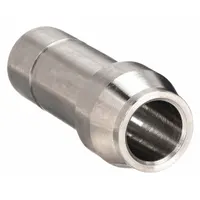 This compression x compression adapter connects two 1/2 in OD tubes in industrial tubing systems. The double-ferrule design provides a leak-tight joint. Made of stainless steel, it is compatible with Parker A-LOK fittings