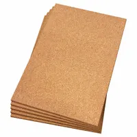 Cork, Sheet: Cork, 3 ft Lg, 24 in Wd, 1/2 in Thick, Plain Backing Plain Backing, Medium Grain Size (MPN 72001Q)