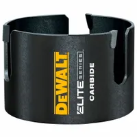 DEWALT Hole Saw: 4 5/8 in Saw Dia., 2 7/16 in Max. Cutting Dp, 5/8"-18 Thread Size, Carbide Tipped (MPN DAH4458)