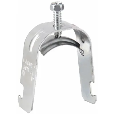 NVENT CADDY Strut Clamp: Steel, Electroplated - Conduit Clamps with Saddle