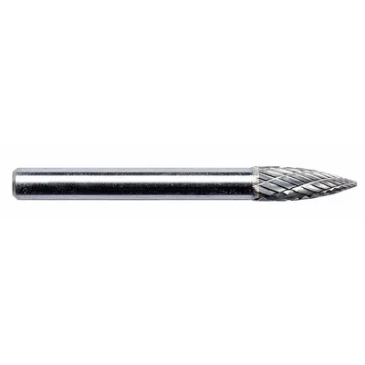OEM Carbide Bur: Pointed-End Tree - Double-Cut Pointed-End Tree Burs