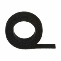 PANDUIT Hook-and-Loop Cable Tie: 6 in Lg, 1.50 in, 0.75 in Wd, Nylon, Black, 10 PK (MPN HLSP1.5S-X0)