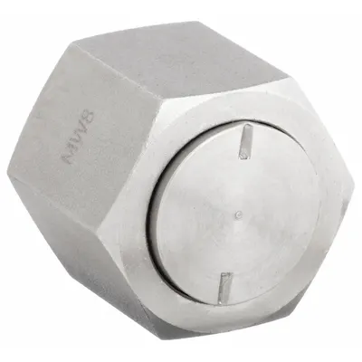 PARKER 10 FNL-SS Stainless Steel Female ORS Hydraulic Hose Cap, 5/8 in - Hydraulic Hose Caps