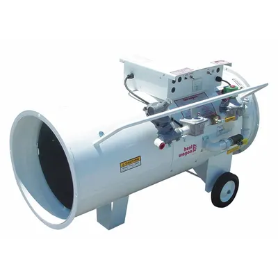 HEAT WAGON Direct-Fired Portable Gas Torpedo Heater - Direct-Fired Portable Gas Torpedo Heaters