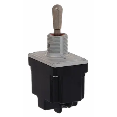 Honeywell Toggle Switch: 3 Position, 6 Connections, DPDT, Screw Terminals Connection - Panel-Mount Toggle Switches