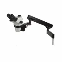 ACCU-SCOPE Microscope: Stereo, Trinocular, 0.67X to 4.5X, 22 mm Optical Field of View, 36 in x 36 in (MPN 3076-FA)