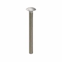 Carriage Bolt: Square Neck, 1/2"-13 Thread Size, 6 in lg, Stainless Steel, 316, Plain (MPN BULK-BOLT-4976)