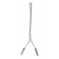 Strain Relief Cord Grip: 0.85 in to 1.00 in, 1,400 lb Breaking Strength, 8 in Mesh Lg, Double Eye (MPN 07310005)