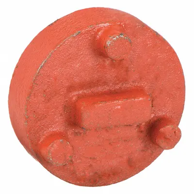 GRUVLOK Cap: Solid Cap, 2 1/2 in, Ductile Iron - Grooved Pipe Fittings