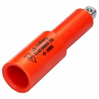 ITL Insulated Socket Extension: 1/4 in Input Drive Size, 1/4 in Output Drive Size, 2 in Overall Lg (MPN 01776)