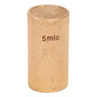 GROZ Compressed Air Filter Element: Particulate, 5 micron, Bronze, 90% Filter Efficiency (MPN F582020)
