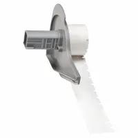 Continuous Label Stock: 5/8 in, 5/8 in x 50 ft, Polyester, White (MPN M7C-625-422)