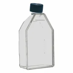 Plastic Cell Culture Flask, Polystyrene, 25 mL, Sterile, with Closure
