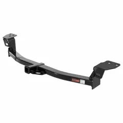 This Class II hitch is constructed from carbon steel with a powder-coated finish. It has a gross trailer weight capacity of 3,500 lb and a gross vehicle weight capacity of 3,500 lb. Designed for a Toyota ES350, it requires no drilling for installation. Suitable for towing small trailers, boats, and utility trailers.