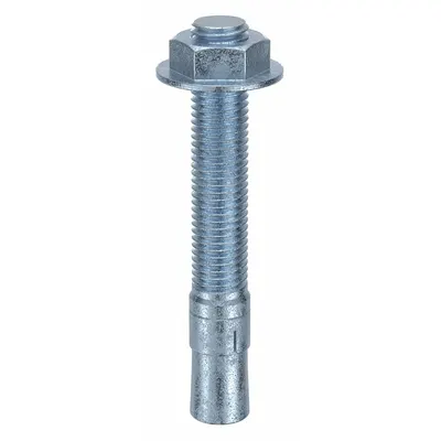 MKT FASTENING 3/4" x 5-1/2" Steel Wedge Anchor, Zinc Yellow, 20-Pack - Steel Wedge Anchors