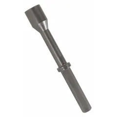 This chisel bit is designed for use with breaker and demolition hammers. It features a 1 3/4 in head width and 14 1/2 in overall length, suited for driving anchoring pins into concrete or masonry in construction and demolition applications.