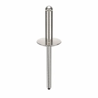POP AVDEL Blind Rivet,2.125" L,0.183" dia,PK250: Inch, 2 1/8 in Overall Lg, 51/64 in Body Lg - Large Flange Blind Rivets