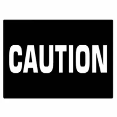DUAL-LITE Sign Panel: CAUTION (MPN OBN-KIT DIFF SW6) - Safety