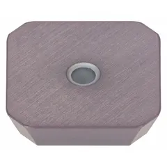 Square (S) indexable milling insert for face and shoulder milling operations. Grade AH130 is suited for medium-duty machining of steel and cast iron. Manufacturer part number 6863132.