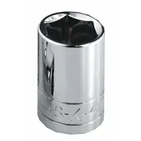 SK PROFESSIONAL TOOLS Socket: Metric, 1/2 in Drive Size, 24 mm Socket Size, 6-Point, Std, Chrome (MPN 48224)