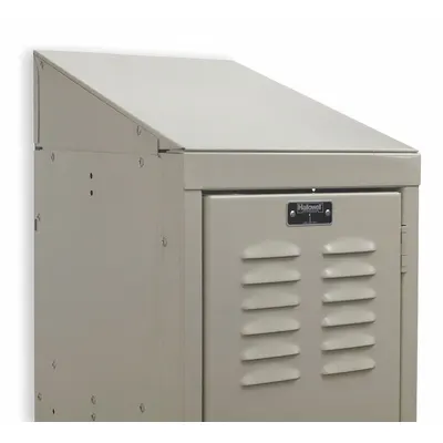 HALLOWELL Slope-Top Component for 15 in Wide, 21 in Deep Lockers - Slope-Top Components & Kits for Standard Lockers