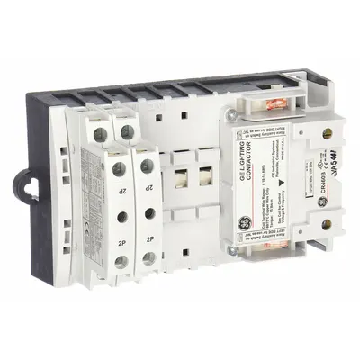 GE CR463L40AJA Electrically Held Lighting Contactor, 4 Poles, 120V AC, 30 A - Electrically Held Lighting Contactors