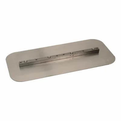 MARSHALLTOWN Power Trowel Accessories: Flat Finish-Round Corners, 8 in Lg, 14 in Wd - Concrete Trowel Blades